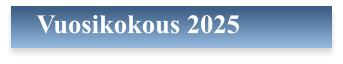 Vuosikokous 2025