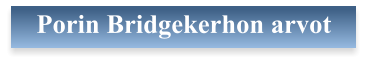 Porin Bridgekerhon arvot